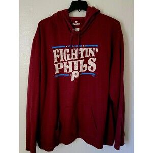 Men's Fanatics PHILADELPHIA PHILLIES Fightin Phils Hoodie Sz 5XL Big & Tall MLB